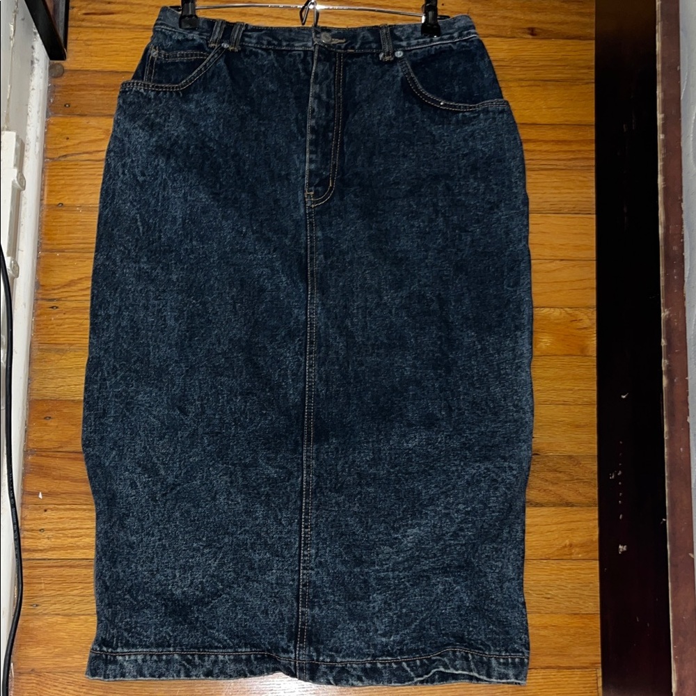 Jordache VTG Denim Midi Skirt